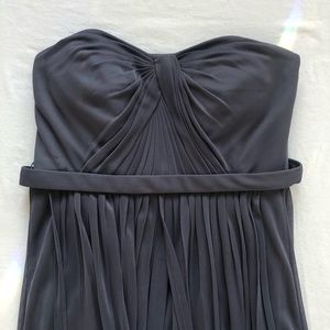 Grey Bridesmaid Dress